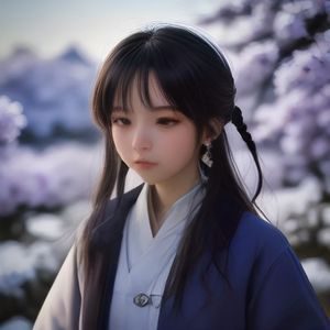 阿娇写真：日系清新风格拍摄，碎花连衣裙户外取景，自然光线下笑容甜美，展现阿娇多元写真风格之一