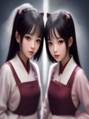 阿娇照片：Twins 出道专辑宣传图，粉色系造型，笑容灿烂，户外拍摄背景为香港街头，充满青春活力气息